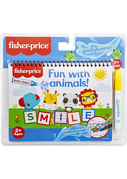 Fisher Price Water Painting Hayvanlar Sulu Kalem ile Boyama Kitabı