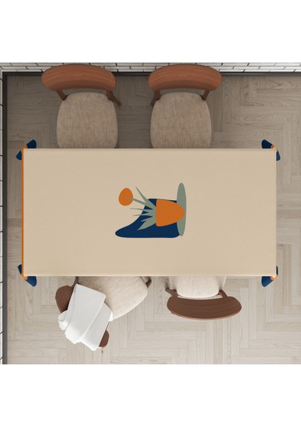 Modern Desenli Masa Örtüsü