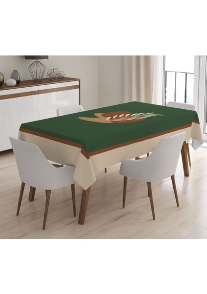 Modern Yeşil Masa Örtüsü