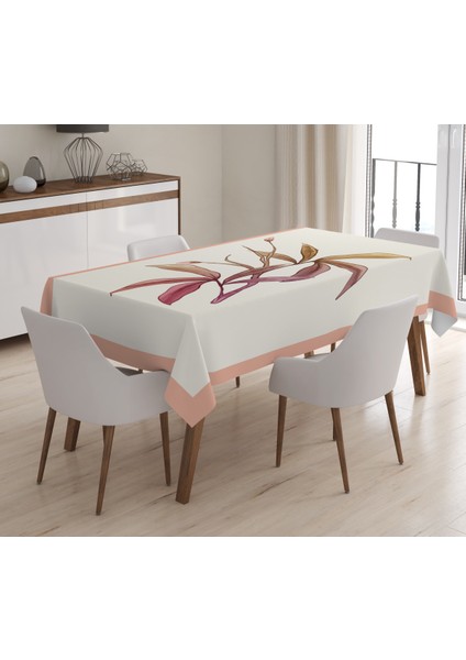 Evmila baskılı Kadife Kumaş Masa Örtüsü