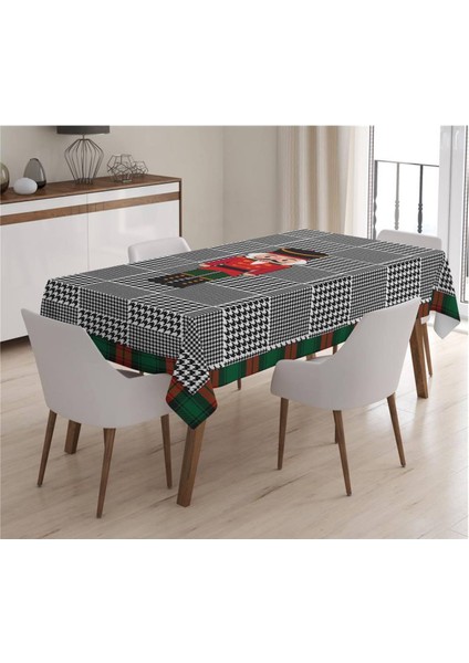 Yılbaşı Özel Kurşun Asker Desenli Masa Örtüsü