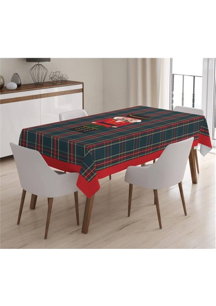 Yılbaşı Özel Kurşun Asker Desenli Masa Örtüsü