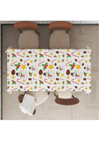 Yılbaşı Özel Kadife Masa Örtüsü