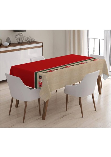 Yılbaşı Özel Kurşun Asker Desenli Masa Örtüsü