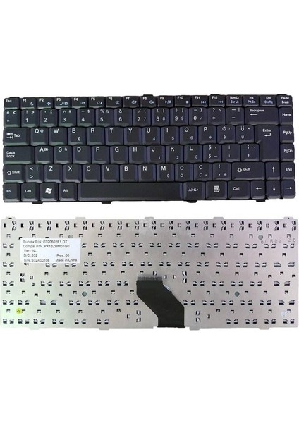 Casper Tw7 Laptop Klavye
