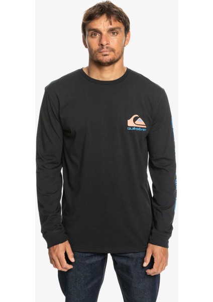 Omni Logo Long Sleeve Erkek T-Shirt