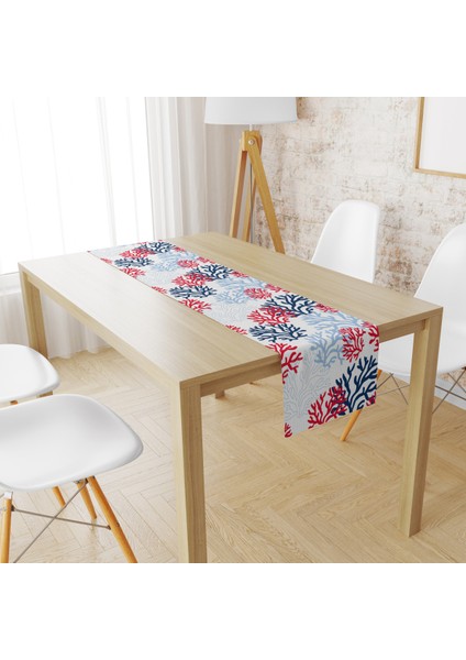 Evmila Deniz Yosunları Desen Runner Llrn 104