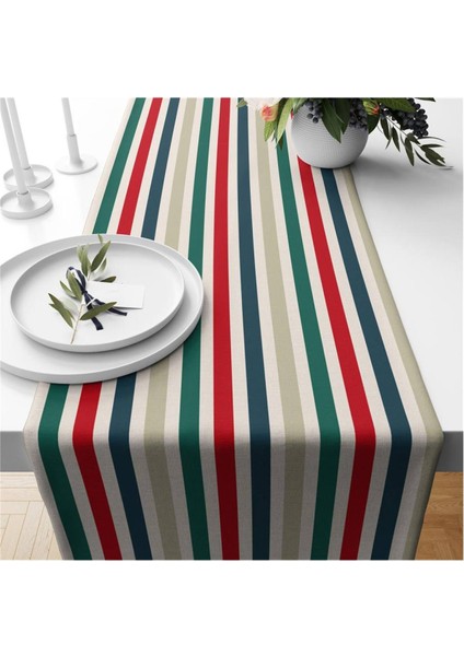 Yılbaşı Özel Çizgili Runner