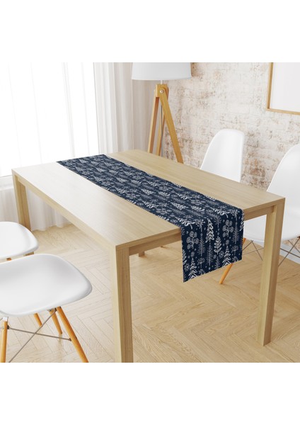 Evmila Kar Ağaçları Desen Runner Llrn 42
