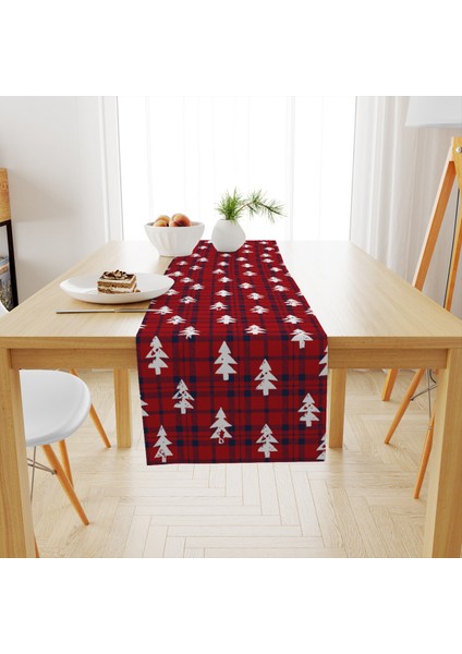 Evmila Yılbaşı Desenli Runner