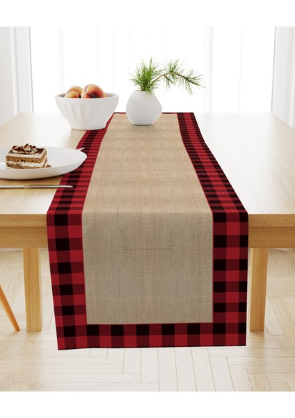 Yılbaşı Temalı Kadife Runner