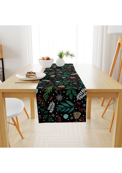 Evmila Yılbaşı Desenli Runner