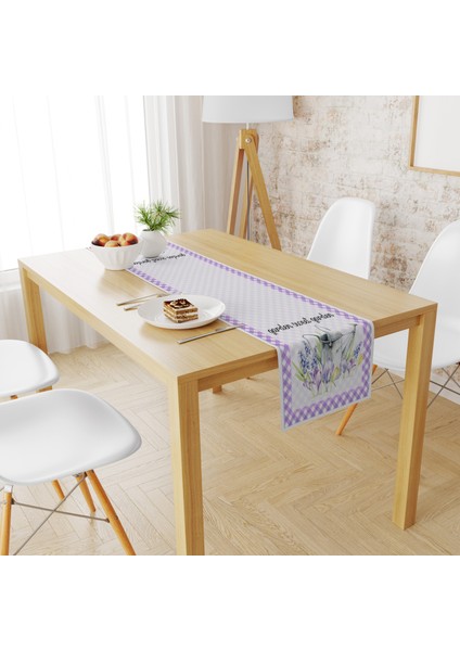 Bahar Çiçekleri Desen Runner 2090