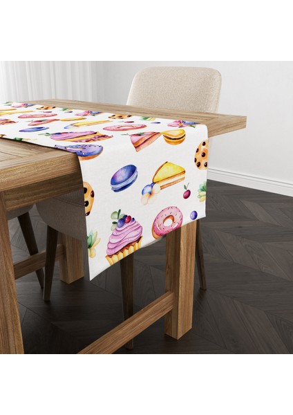 Kupcake Desenli Runner Modeli