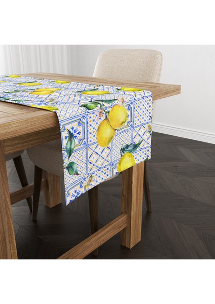 Limon Desenli Runner Modeli