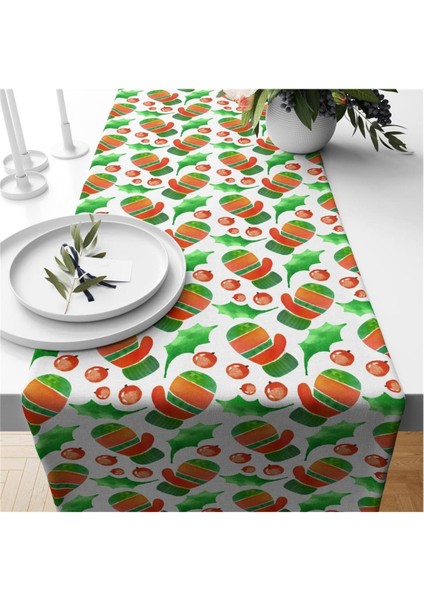 Yılbaşı Özel Eldiven Desenli Runner