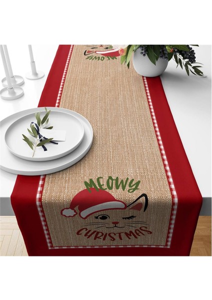 Yılbaşı Özel Kurabiye Adam Desenli Runner