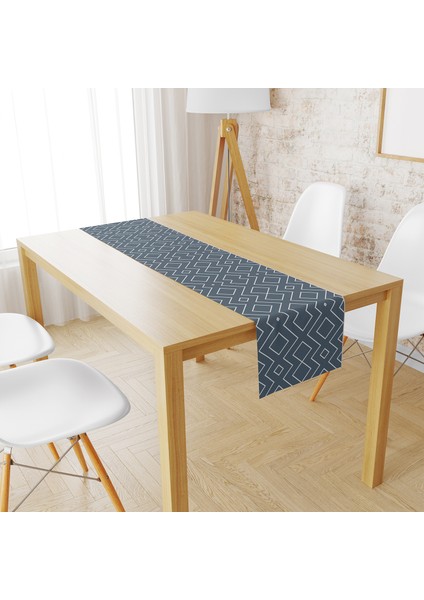 Evmila Kadife Kumaş Geometrik Desen Runnur Modeli 1814