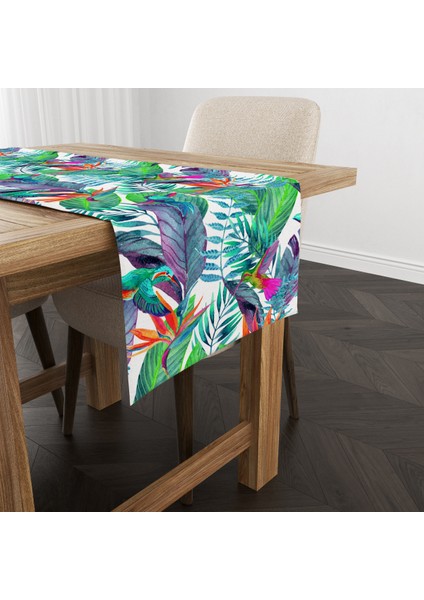 Çiçek Desenli Runner Modeli