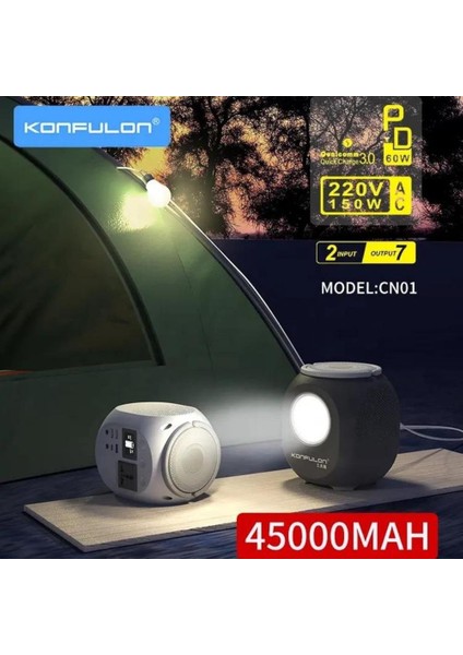 45.000 Mah Mini Buzdolabı Çalıştırabilir Hızlı Şarj Özellikli Kamp Tipi Powerbank