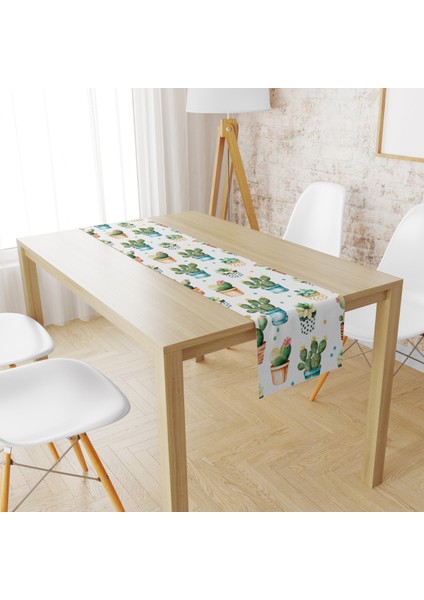 Evmila Kaktüsler Desen Runner Llrn 149