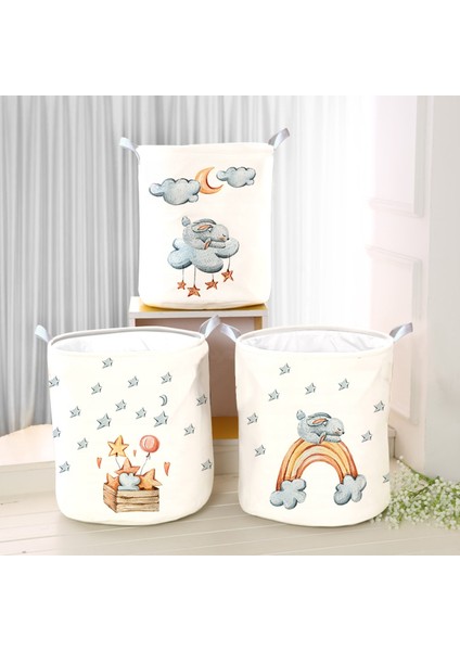 Dijital Baskılı Çok Amaçlı Sepet Model 40075