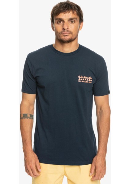 Quıkspray M Tees Lacivert Erkek T-Shirt EQYZT07222-BYJ0