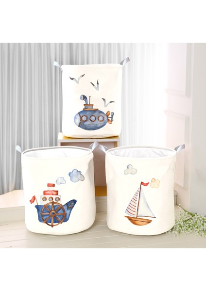 Dijital Baskılı Çok Amaçlı Sepet Model 40017