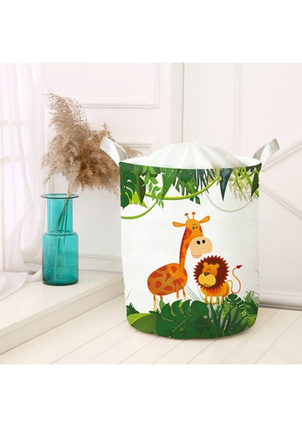 Dijital Baskılı Çok Amaçlı Sepet Model 00090