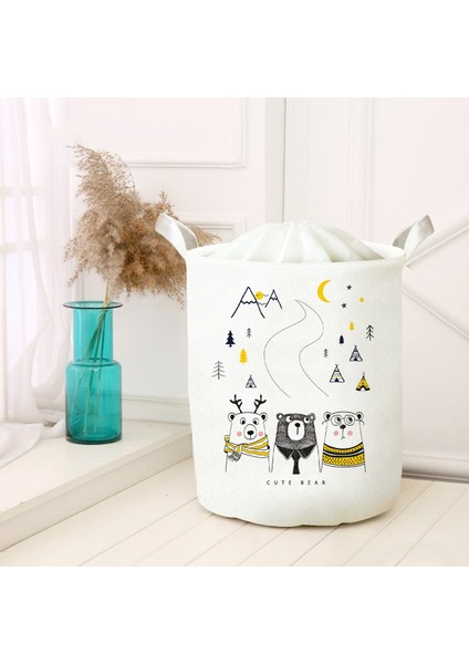 Dijital Baskılı Çok Amaçlı Sepet Model 01400