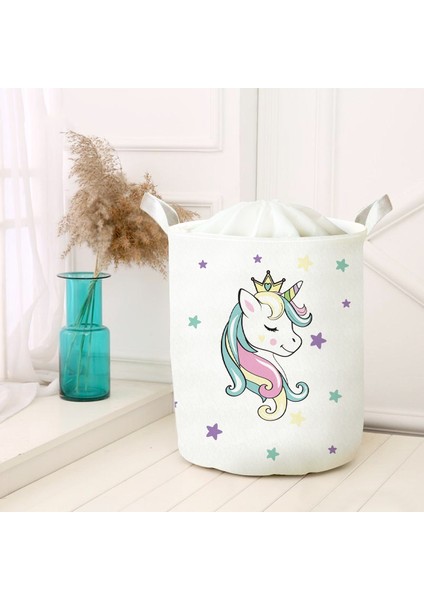 Dijital Baskılı Çok Amaçlı Sepet Model 00103