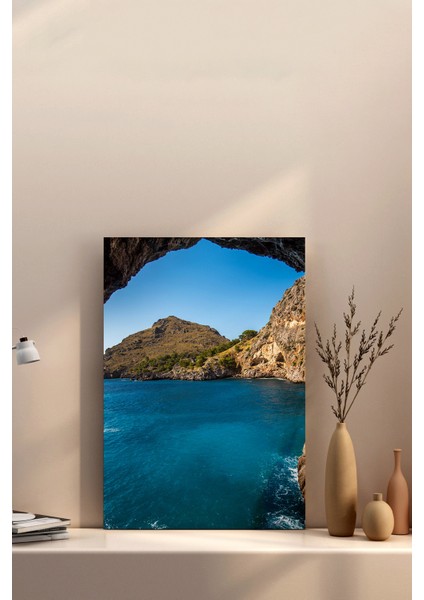 Home Temalı Çerçevesiz Çerçeve Görünümlü 1 Parça Mdf Duvar Tablo Tekli Mdf Tablo Set