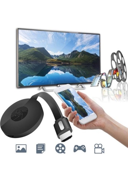 G2-4 Görüntü Aktarıcı Kablosuz Tv Dongle 1080P Mirascreen
