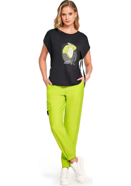 23086 Fıstıkyeşil Pantolon