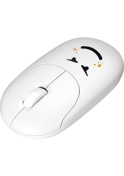 SM-26 FASHION 2.4Ghz Beyaz Kabartmalı Kablosuz Mouse