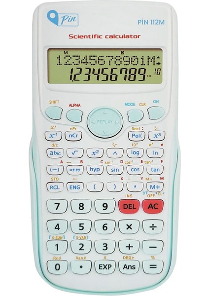 112M 240 Mavi Fonksiyonlu Hesap Makinesi