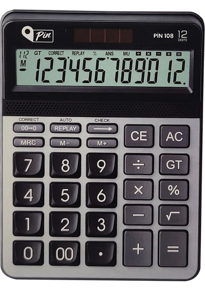 108 12 Hane Masaüstü Hesap Makinesi