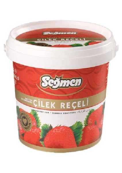 Çilek Reçeli 1000 gr  (kova)