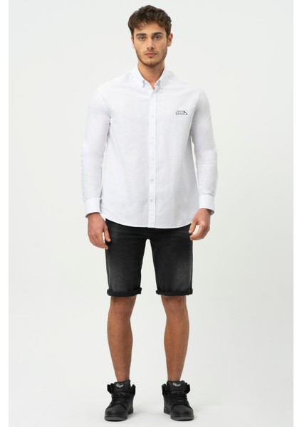 Erkek Keten Gömlek Nfr-m50090