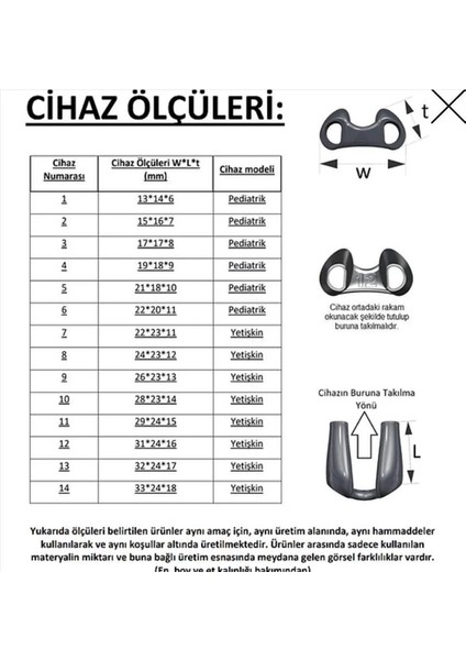 Nostril Retainer - No:8 - Burun Deliği Şekillendirici - 3m Micropor Bant fırsatları