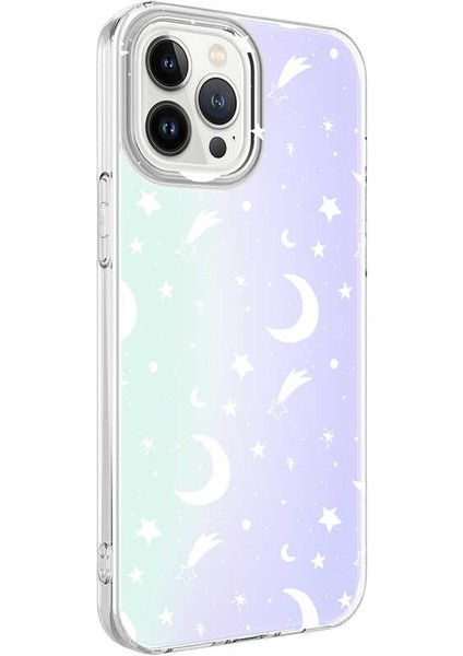 iPhone 13 Pro Max M-Blue Desenli Kapak Koruma