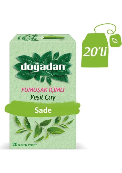Yeşil Çay Yumuşak Içimli 20'li