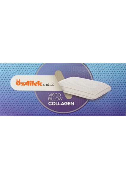 Visco Collagen Yastık Körüklü Visco Yastık 60X40+5CM