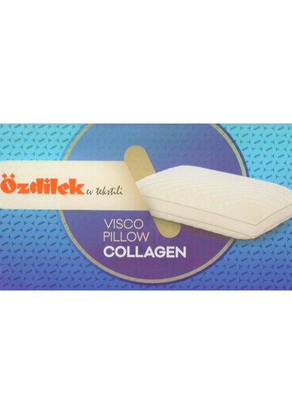 Visco Collagen Yastık Körüklü Visco Yastık 60X40+5CM