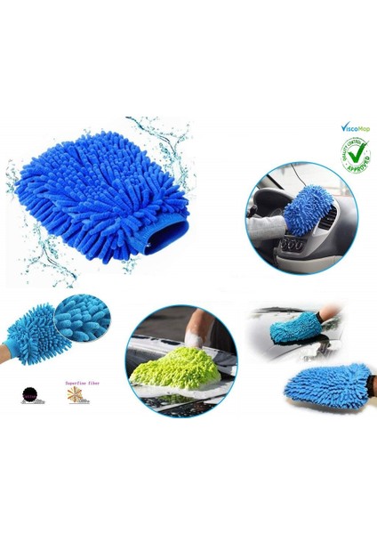 Mikrofiber Oto Yıkama Eldiveni