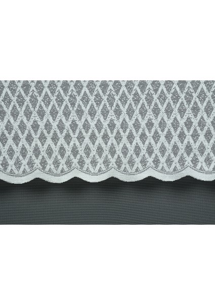 Koza Krem Renk Tek Kanat Hazır Dikilmiş Pileli Fon Perde 300*260 cm