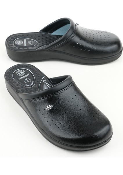 4 Nokta Ortopedik Taban Erkek Sabo Terlik & Iş Terliği