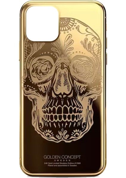 Apple IPhone 12 Pro Kuru Kafa Gold Kılıf