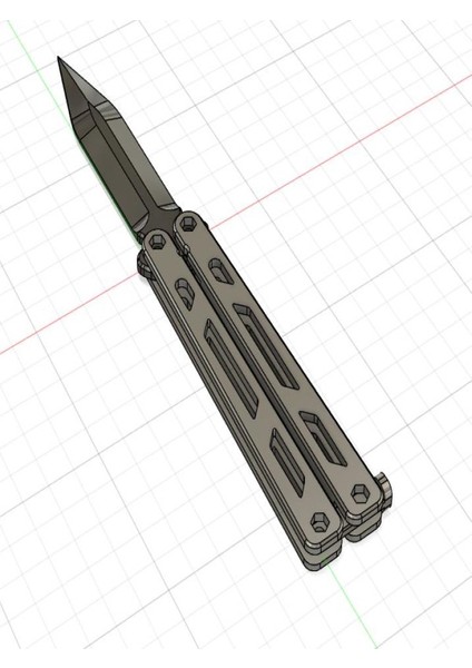 Kelebek Bıçağı / Balisong Vidasız Organik Plastikten Aksesuar fırsatları
