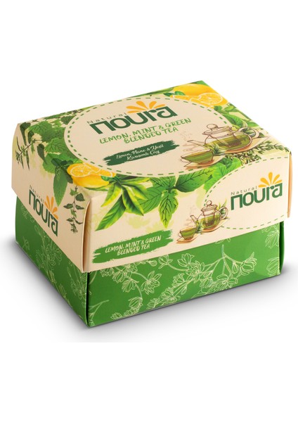 Noura Natural Dökme Yeşil Çay-Limon-Nane 100 gr